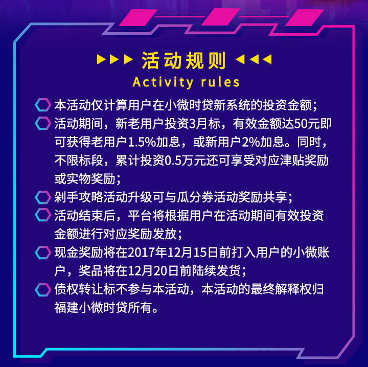 活动规则